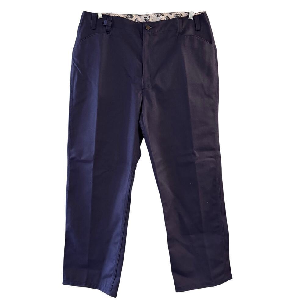 NWT Ben Davis Deadstock Men’s Classic Fit Canvas Chino Utility Pant Blue Size 38